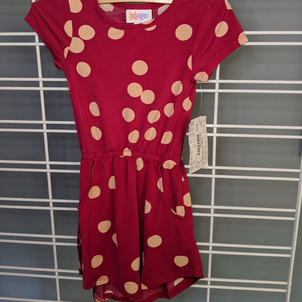 Girls S/S knit dress